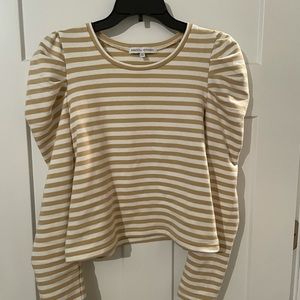 Rebecca Minkoff Talia puff sleeve sweatshirt xs